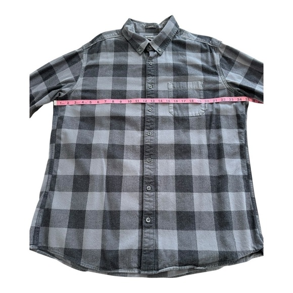 Eddie Bauer Flannel Buffalo Check Button Down Long Sleeve Shirt - Size XLT - Picture 10 of 13